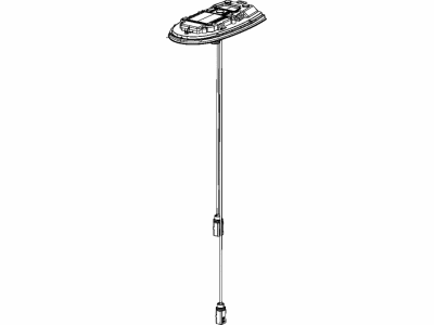 Mopar 68239818AA Antenna Cable & Base Assembly