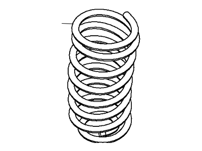 Mopar 68262665AB Coil Spring, Rear