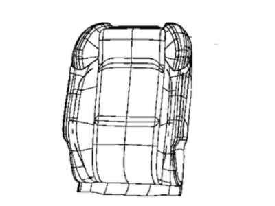 Jeep 6ZH49TX7AB COVER Front Seat Back