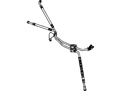 Ram 52014523AA HOSE AND TUBE Oil Cooler Pressure and Return