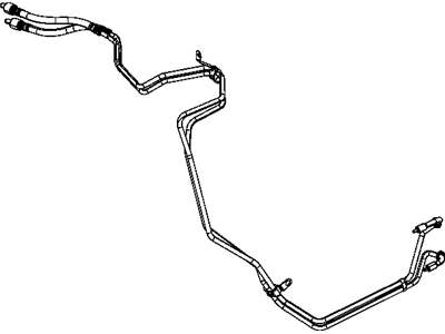 Ram 55056951AC HOSE AND TUBE Oil Cooler Pressure and Return