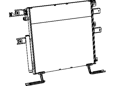 Ram 68069560AA BRACKET Condenser And Trans Cooler Lower