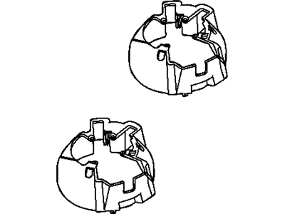 Jeep 1GA31XDVAA COVER Steering Wheel Back