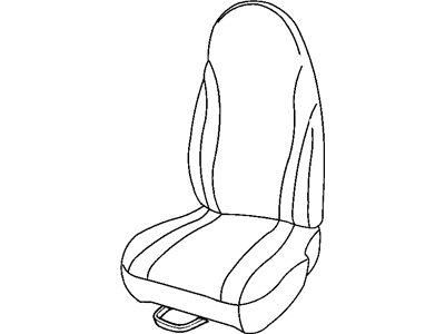 Dodge 5096064AA FRAME Front Seat Cushion Passenger