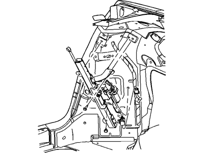 Chrysler 5054294AC MOTOR AND GEAR Power Liftgate