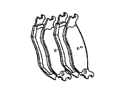 Jeep 5093511AB PAD KIT Disc Brake