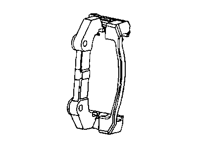 Dodge 68138844AA ADAPTER Disc Brake Caliper Front