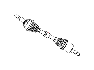 Chrysler 200 Axle Shaft - 68080841AA