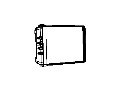 Mopar 68079484AA Heater Core, Front