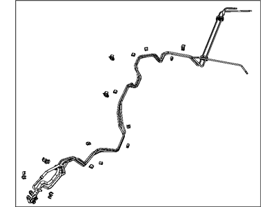 Ram 68102951AA BUNDLE Fuel Supply and Vapor Line