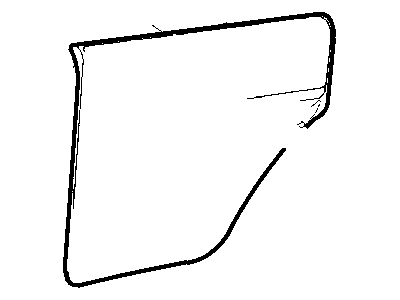 Jeep 5EG821C3AB PANEL Rear Door Trim