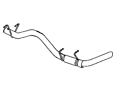Dodge 52103094 TAILPIPE Exhaust