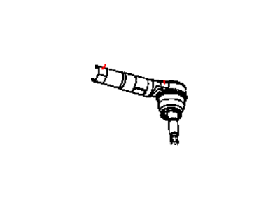 Dodge 5073582AA END PACKAGE Tie Rod