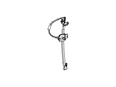 Jeep Liberty Window Regulator - 4589267AA