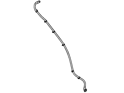 Dodge 55399296AA HOSE Sunroof Drain Clips Included With Hose