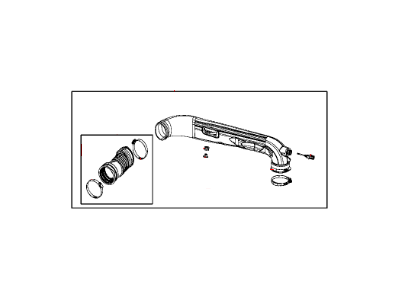 Mopar 68101300AA Hose Clean Air