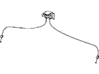 Jeep 1HK901J3AA CABLE Rear Seat With Handle