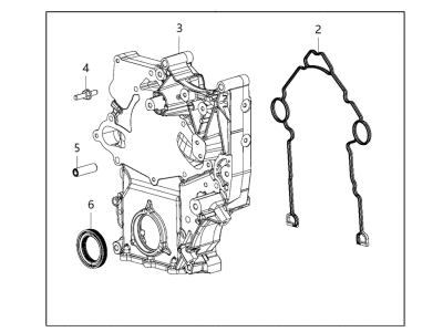 Ram Timing Cover - 68273788AD