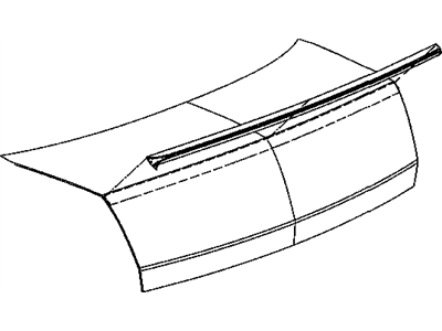 Chrysler Spoiler - 1AK18WS2AA