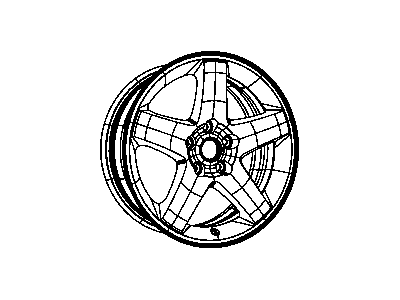 Dodge 1DV21PAKAC WHEEL Aluminum