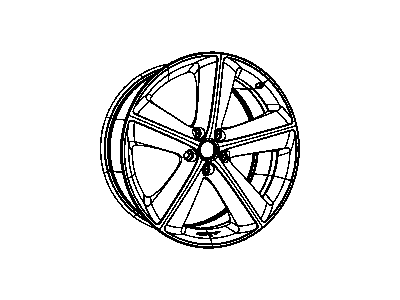Dodge 5181849AB WHEEL Aluminum