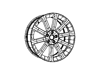 Dodge 5290991AE WHEEL Aluminum