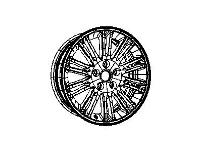 Dodge 1DV20PAKAB WHEEL Aluminum