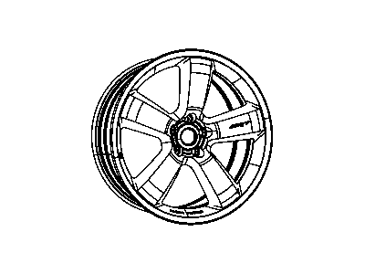 Dodge 5290727AD WHEEL Aluminum
