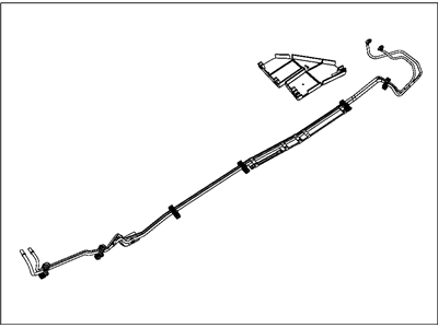 Jeep 68045500AB TUBE ASSY Fuel And Brake