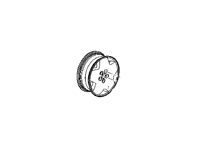 Chrysler 1NV76ZDJAA WHEEL Aluminum