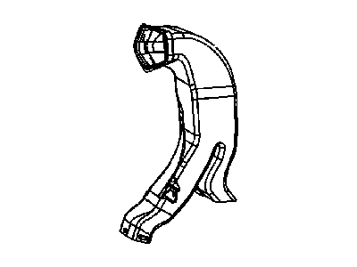 Chrysler 5179483AA DUCT A/C And Heater