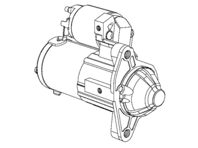 Jeep Grand Cherokee L Starter Motor - 68441792AA