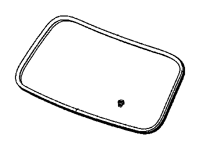 Jeep 55394780AF WEATHERSTRIP Liftgate Glass
