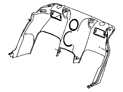 Mopar 1MU75DX9AA Panel Bulkhead Trim