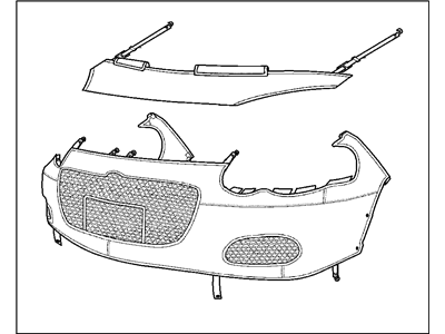 Chrysler 82208232 COVER KIT Front End