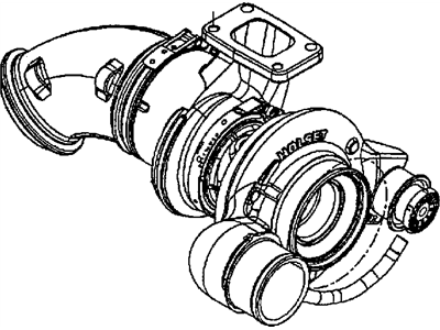 2005 Dodge Ram 2500 Turbocharger - R5143256AA