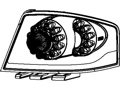Mopar 68127838AA Bracket, Rear Passenger Side