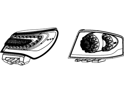Chrysler 200 Back Up Light - 5182537AC