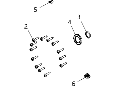 Ram 68261369AA SEAL KIT Transmission Oil Pump
