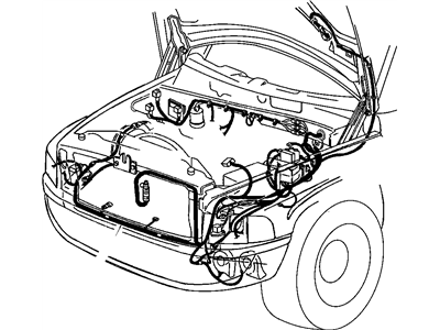 Dodge 56045665AE WIRING Headlamp to Dash