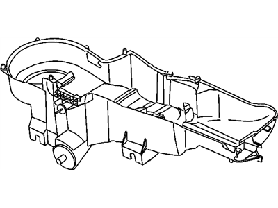 Jeep 55037651AB TUBE Evaporator Housing
