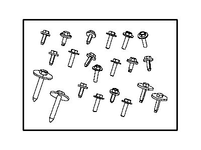 Ram 68050778AA FASTENER KIT Front End Module