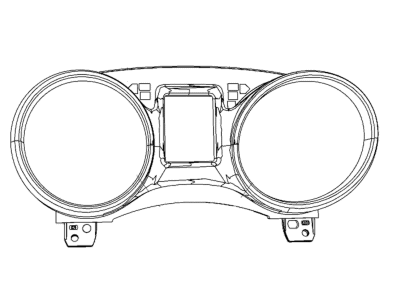 Dodge Journey Instrument Cluster - 68310781AA
