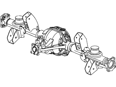 Jeep 5183509AB AXLE Service Rear