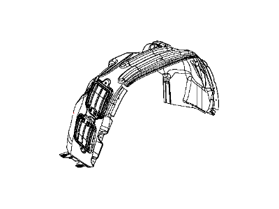 Jeep Cherokee Wheelhouse - 68102265AC
