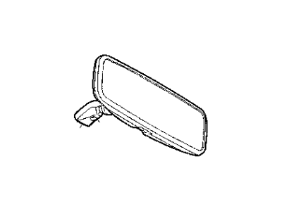 2007 Dodge Caravan Car Mirror - 5064018AD