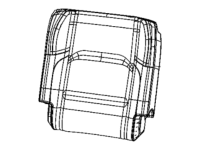 Jeep 6YS25TX7AA COVER Rear Seat Back Left