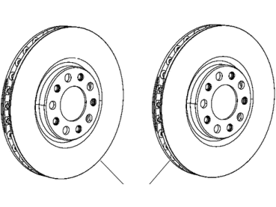 Dodge Dart Brake Disc - 68250488AA