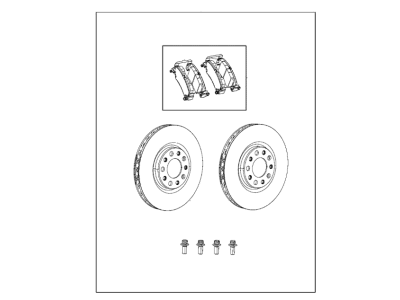 Dodge P5160016 Brake Kit - Performance