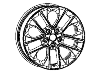 Jeep 6YZ48DX8AB WHEEL Aluminum